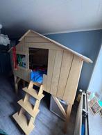 Lit cabane avec toboggan et matelas, Enlèvement, Comme neuf, Matelas