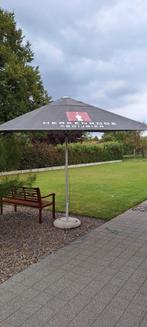 Horeca parasol Herkenrode Abdijbier, Tuin en Terras, Ophalen, Zo goed als nieuw