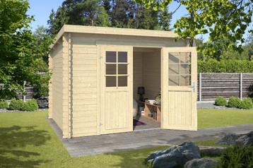 Blokhut Nadia 275x230 Onbehandeld vuren, Verzenden, Nieuw