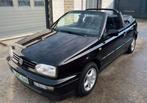 VW Golf 3 Cabrio 1.8i, Auto's, Voorwielaandrijving, 4 zetels, Stof, Zwart
