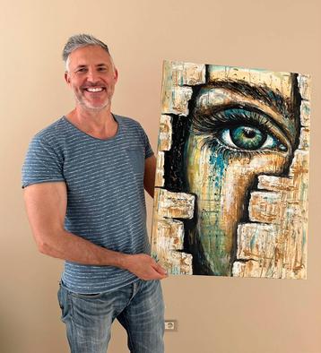 Origineel schilderij door Mk Art beschikbaar voor biedingen