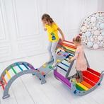 Wood And Hearts XXL klimrek klimboog schommel glijbaan, Kinderen en Baby's, Ophalen