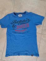 Merk Petrol blauwe t-shirt mt smal, Blauw, Ophalen of Verzenden, Petrol, Gedragen