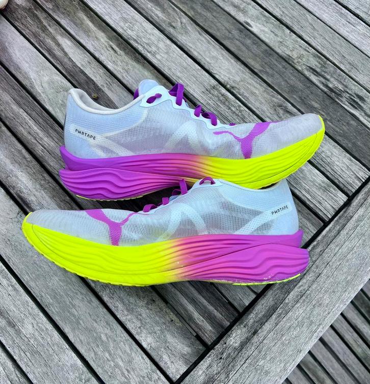 Puma deviate nitro elite 3 maat 44, Sport en Fitness, Loopsport en Atletiek, Zo goed als nieuw, Hardloopschoenen, Hardlopen, Overige merken