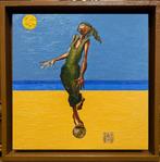 "Meisje op het bal. Zeemeermin" Een origineel schilderij, Antiek en Kunst, Verzenden