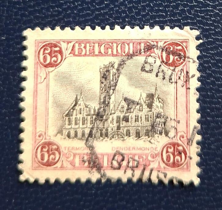 Postzegel België OBP 182, Postzegels en Munten, Postzegels | Europa | België, Gestempeld, Gestempeld, Ophalen of Verzenden