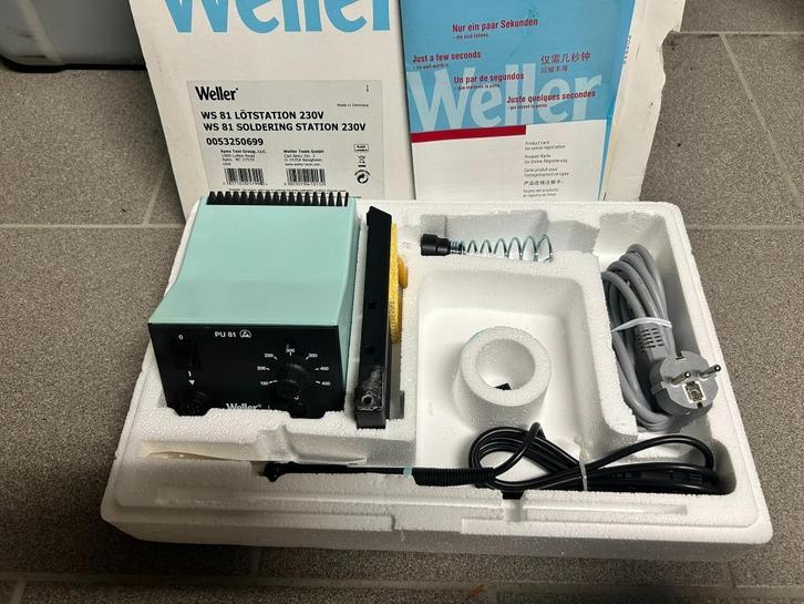 Te koop : Weller soldeerstation WS 81, nieuw in doos, Hobby en Vrije tijd, Elektronica-componenten, Nieuw, Ophalen