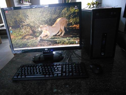 HP Pro i5/16GB/120GB+500GB/Nvidia 4GB/Wifi - 23”mon/keyb/mou, Computers en Software, Desktop Pc's, HDD, SSD, Ophalen