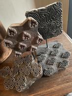 Batikstempels/ stempels/ houten ornament, Antiek en Kunst, Kunst | Beelden en Houtsnijwerken, Ophalen