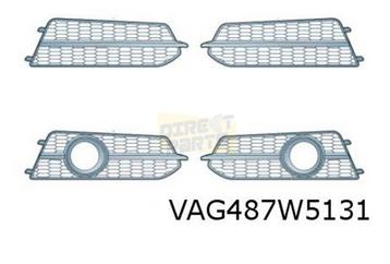 Audi A6 (3/11-5/16) voorbumpergrille Links (-ml) (BMT glansz beschikbaar voor biedingen