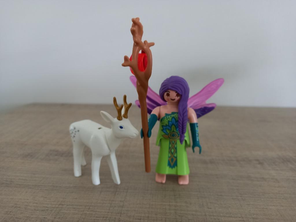 Playmobil elf fee met magische ree fantasy magie magic, Ophalen of Verzenden, Gebruikt, Complete set