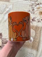 Oranje Mok Simba & Nala ( the lion king ) Disneyland, Verzamelen, Ophalen of Verzenden, Leeuwenkoning of Jungle Boek, Servies