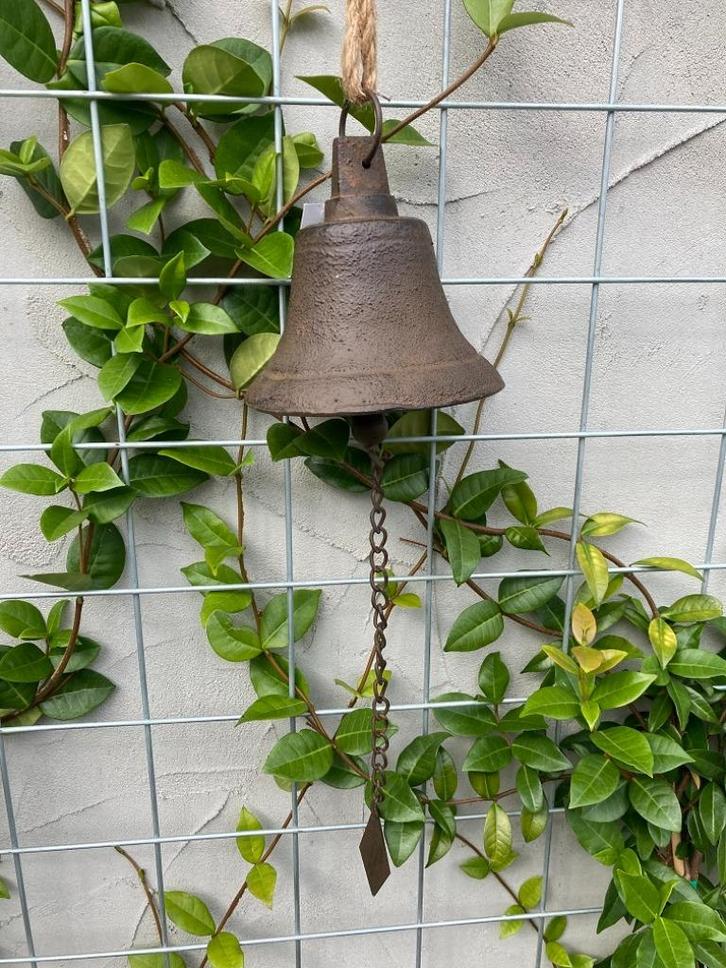 GIETIJZEREN SCHEEPSBEL GROOT NIEUW, Tuin en Terras, Tuinwanddecoratie, Nieuw, Verzenden