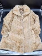 Manteau en vraie fourrure de Vison, Taille 38/40 (M), Enlèvement ou Envoi, Sans marque, Beige