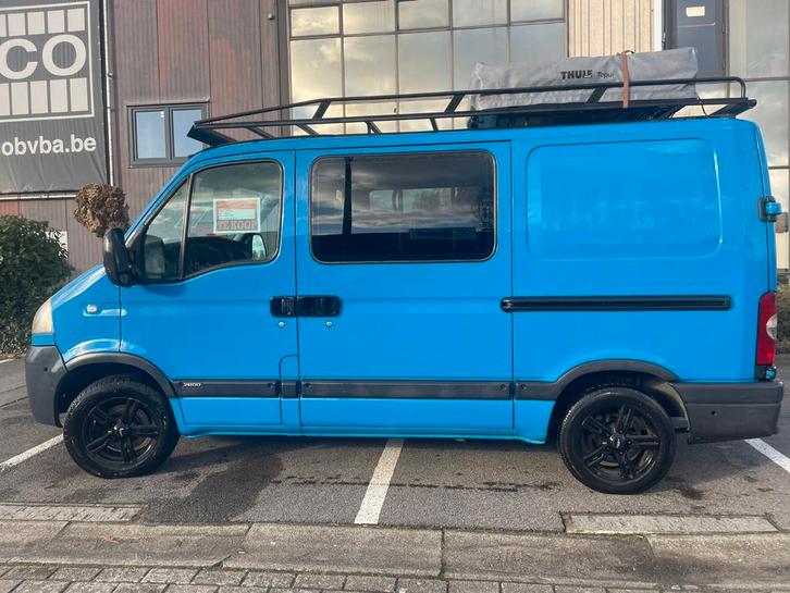 Busje Opel Movano 2005 (ideaal voor camperopbouw), Auto's, Opel, Movano, Radio, Schuifdeur, Trekhaak, Automaat, Blauw, Blauw, Ophalen