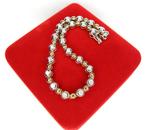 18K Rivièra (Bi-color) mooie Briljant geslepen diamanten, Handtassen en Accessoires, Armbanden, Ophalen of Verzenden, Zo goed als nieuw