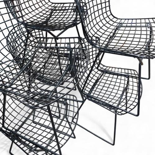 set bertoia side chair stoel Knoll International 1970s-80s, Antiek en Kunst, Antiek | Meubels | Stoelen en Sofa's, Ophalen of Verzenden