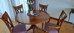 Eetkamer tafel met 4 stoelen, Huis en Inrichting, Ophalen, Gebruikt, Klassiek, 4 tot 6 stoelen