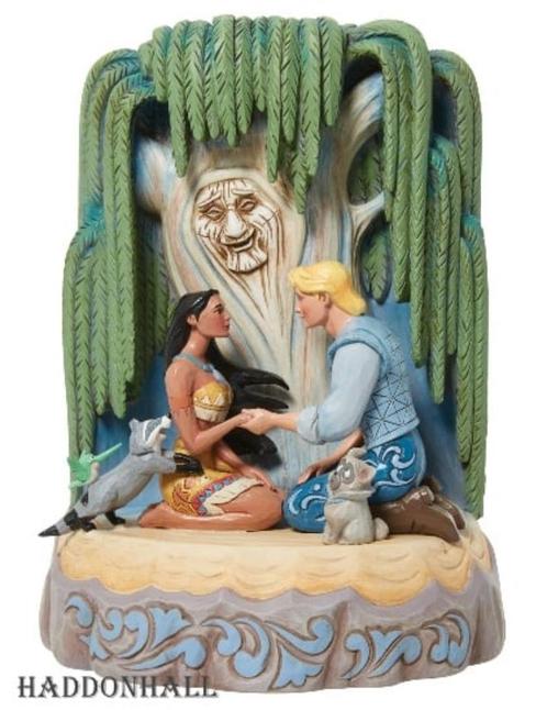 Jim Shore Disney Traditions Pocahontas Carved By Heart, Verzamelen, Disney, Nieuw, Beeldje of Figuurtje, Overige figuren, Ophalen of Verzenden