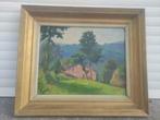huile sur panneau signe mativa j, Ophalen of Verzenden