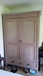 Eiken kleerkast - zeer mooi - goede staat, Ophalen, 100 tot 150 cm, 200 cm of meer, Eikenhout