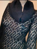 Pull en laine bleu marine à grand col, Enlèvement ou Envoi, Didi, Comme neuf, Taille 34 (XS) ou plus petite