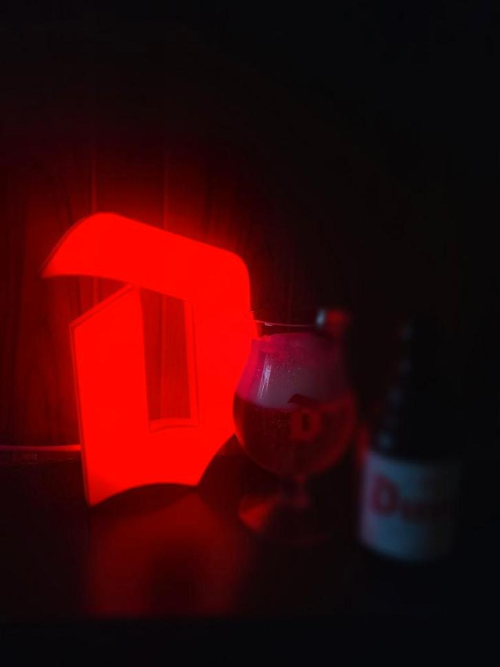 duvel lichtreclame voor de mancave, Verzamelen, Biermerken, Nieuw, Duvel, Ophalen of Verzenden