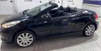 Peugeot 207 cc 1.6 VTi, Auto's, Zwart, Cabriolet, Leder en Stof, Zwart