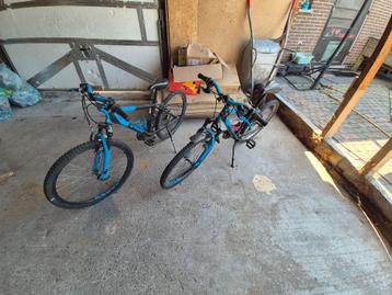 2 mtb 24 inch btwin te koop beschikbaar voor biedingen