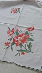 salon of bijzet kleedje 80x80 bloem katoen, Neuf, Enlèvement ou Envoi, Carré, 75 cm ou plus