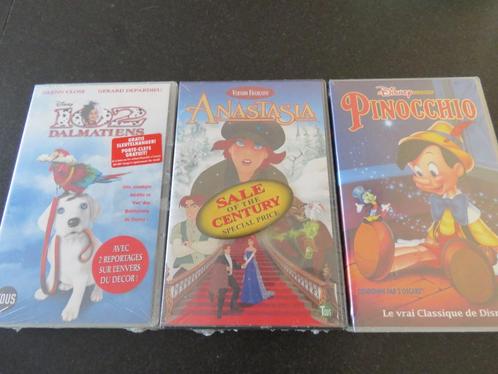 VHS / DISNEY NEW & SEALED - PINOCCHIO * ANASTASIA * 101 / VF, CD & DVD, VHS | Enfants & Jeunesse, Neuf, dans son emballage, Dessins animés et Film d'animation