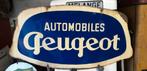Plaque emaillee PEUGEOT Ancienne double face, Antiquités & Art, Enlèvement ou Envoi