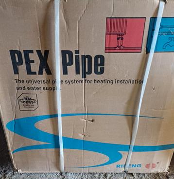 Pex pipe rouge 75 m neuf disponible aux enchères