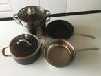 Potten en pannen, Huis en Inrichting, Inox, Koekenpan of Braadpan, Gebruikt, Keramische plaat