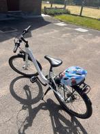 Fiets + helm, Fietsen en Brommers, Fietsen | Meisjes, Ophalen, Zo goed als nieuw, Versnellingen