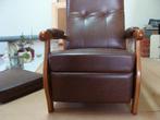 fauteuil relax avec protège tête coussin rehausseur, vintage, Maison & Meubles, Fauteuils, Enlèvement, Comme neuf