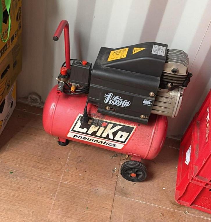 Compresseur C00003130RC3 sans huile 24 L 1,5 CV CRIKO, Bricolage & Construction, Compresseurs, Sans huile, Enlèvement