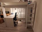 Hoogslaper stapelbed bureau-Lit mezzanine armoire bureau, Kinderen en Baby's, Kinderkamer | Stapelbedden en Hoogslapers, Ophalen