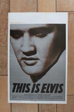 filmaffiche Elvis Presley This Is Elvis filmposter, Comme neuf, Cinéma et TV, Enlèvement ou Envoi, Rectangulaire vertical