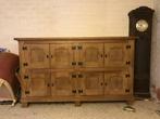 Antieke massief houten vintage klassieke wand kasten, Ophalen, Gebruikt, Met deur(en), 75 cm of meer