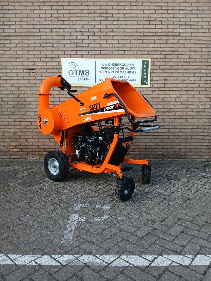 Nette Eliet prof 5 met Briggs van stratton motor 14 pk, Tuin en Terras, Hakselaars, Gebruikt, Benzine, Ophalen