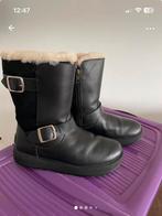 Waterdichte leren UGGS, Comme neuf, Enlèvement, Bottes hautes, Noir