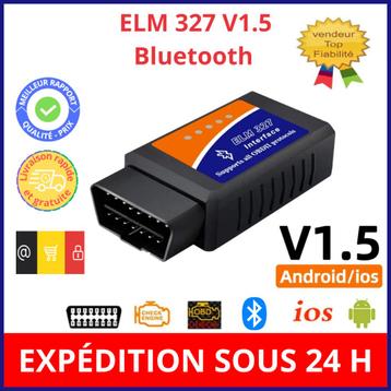 ELM 327 Bluetooth-diagnoseauto OBD II Android/iOS