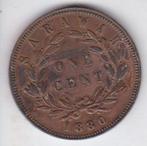Sarawak, 1 cent, 1880, Timbres & Monnaies, Monnaies | Asie, Envoi, Asie du Sud Est, Monnaie en vrac