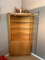 Kwaliteitsvolle hoekkast te koop, Ophalen, Zo goed als nieuw, Glas