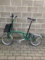Brompton 6 speed racing green fiets, Fietsen en Brommers, Ophalen, Brompton, Versnellingen, Zo goed als nieuw