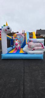 Springkasteel Unicorn Te huur, Hobby en Vrije tijd, Feestartikelen | Verhuur, Ophalen of Verzenden