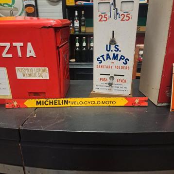 Michelin velo-cyclo-moto blikken reclamebord  beschikbaar voor biedingen