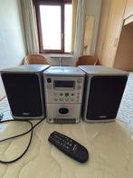 Stéréo avec radio/support CD et cassette, Enlèvement, Comme neuf, Lecteur CD, Philips