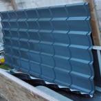 5 panneaux tuiles avec feutre anti condensation RAL 7016, Bricolage & Construction, Tuiles, Enlèvement, Métal, Gris